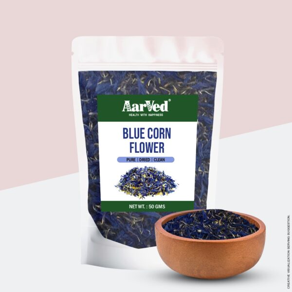 Dried Blue Corn Flower - Image 2