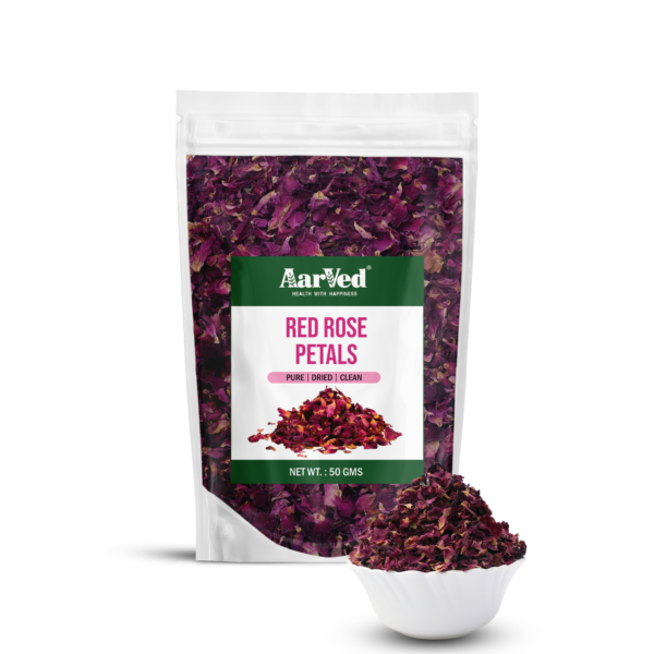 Dried Red Rose Petals
